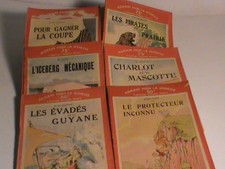 lot 6 romans pour la jeunesse 1932 a 1936:ed f ROUFF/SERIE ROUGE