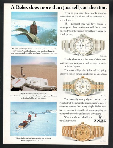 Rolex publicité 1992 montre - publicité,