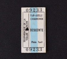 Ancien ticket Téléphérique