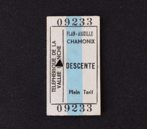 Ancien ticket téléphérique - ancien,