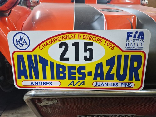 Plaque rallye antibes azur - rallye,