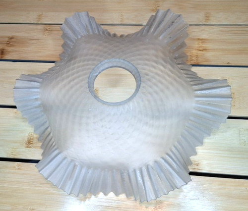 Abat jour ancien verre - abat,