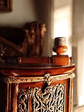 Pipe ethnique sculptée