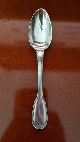 Grande cuillère argent massif