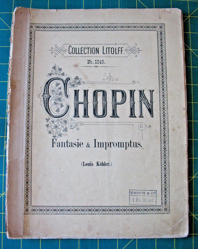 Chopin fantaisies impromptu - fantaisies, et