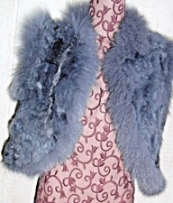 GILET BOLERO FOURURRURE LAPIN