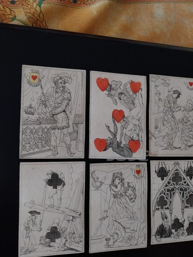 Cartes jouer ancien - /,