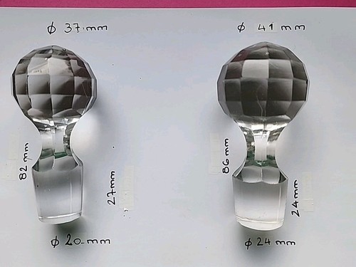 Bouchons carafe cristal - de,