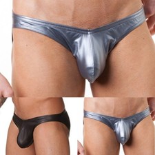 Hommes Faux Cuir Slips