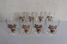 Lot de 8 petits verres à