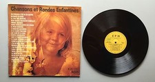 Ref1080 Vinyle 33 Tours Chansons Et Rondes Enfantines