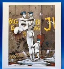 Bilal Le Mur de Berlin Die Mauer dessin de 1982