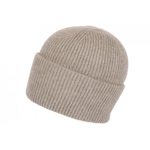 Bonnet angora marron clair - bonnet,