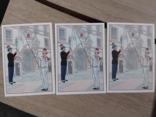 lot de 3 cartes postale carabiniers de monaco