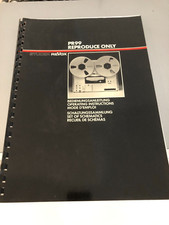 OP. INSTRUCTION + SCHEMATICS FOR REVOX PR99 REPRODUCE ONLY  .  ENG / FR / GER