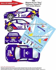 DECALS 1/18 REF 0102 RENAULT