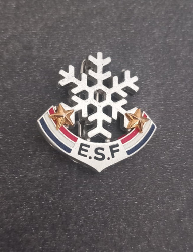 Broche flocon neige deux