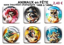 CAPSULES de CHAMPAGNE  GENERIQUES ANIMAUX EN FËTE