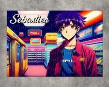 Puzzle Manga personnalisé avec prénom