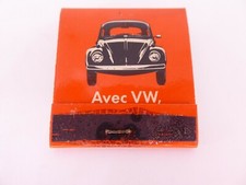 BOITE D'ALLUMETTES - VOLKSWAGEN - VW - COCCINELLE - COX - KAEFER - MATCHBOX - 