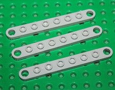 3 x Lego Technic OldGray plate
