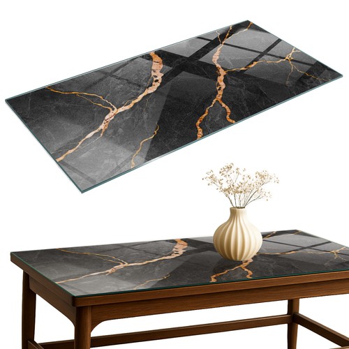 Plateau table verre - de,
