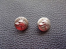 Rare très ancien bouton Tète de Loup - Chasse - Vènerie - Louvèterie - 25 mm LOT