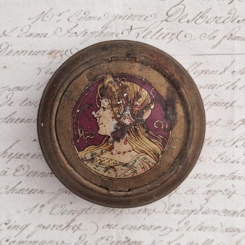 Boîte ancienne gosiérine - boîte,