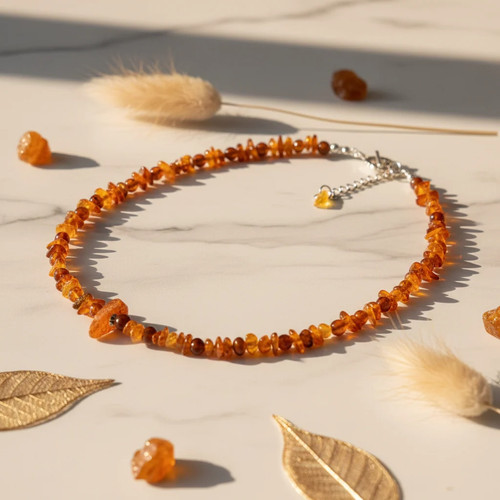 Collier baroque ambre - collier,