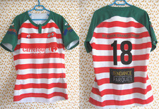 Maillot Eleven Grand Champ Rugby Porté #18 Le Coq Sportif vintage - XXL