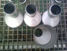 Tube intermédiaire excentrique INOX 304 diam 50mm / 110mm : ACO