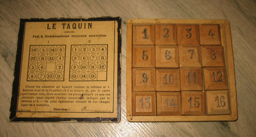 Ancien jeu taquin - ancien, casse