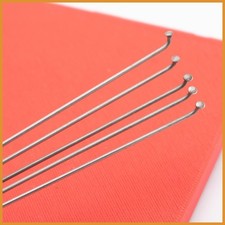 NOS REDAELLI VINTAGE RAYONS ACIER INOXYDABLE 15 g 302 mm VIEUX VÉLO DE ROUTE ...