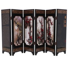  Mini Panneau De Séparation Paravent Pliable Paravents Diviseur Pièce