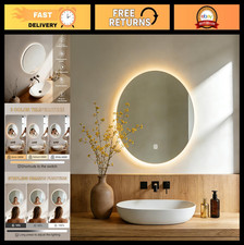 20" Round LED Lighted Bathroom