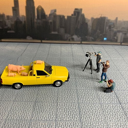 Set personnages diorama - de,