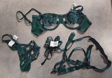 Ensemble lingerie vert - lingerie,