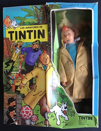 Tintin poupée figurine - tintin,
