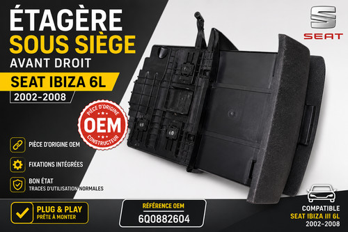 étagère sous siège avant - Étagère,