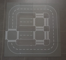 LEGO ville : Lot 16x Plaque de base 32 x 32 route - Circuit routier - Gris foncé