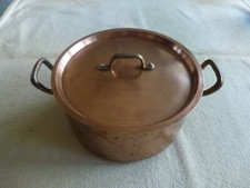 PETIT FAITOUT ROND ALU INTERIEUR CUIVRE EXTERIEUR ANSES BRONZE