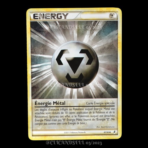 Carte pokémon énergie métal - pokémon,