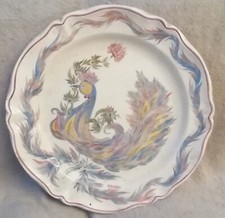 Plat Rond assiette signée