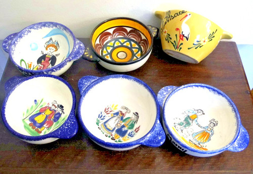 Lot bols à - ,