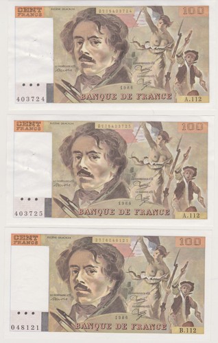 Lot billets banque france - de,