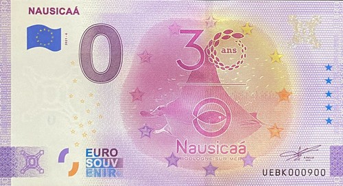 Billet euro nausicaa - 6, 30