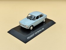 1/43 Peugeot 204 Berline Bleu 1965 Norev