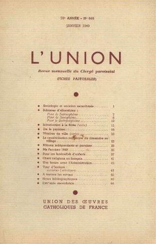 Union revue mensuelle - l'union, du