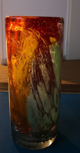 Vase style murano couleurs - vase,