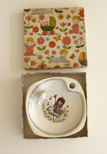 Ancienne assiette bouillie